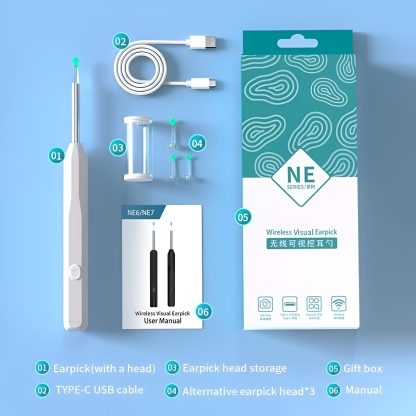 NE6 WIRELESS VISUAL EAR CLEANING KIT
