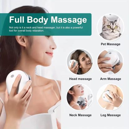 Electric Scalp Massager for Deep Tissue Massage