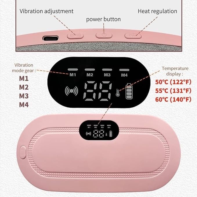 Heating pad for Period Pain & Vibration sliming Massage