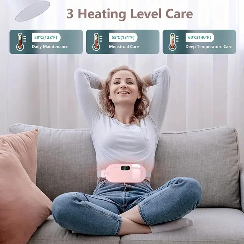 Heating pad for Period Pain & Vibration sliming Massage