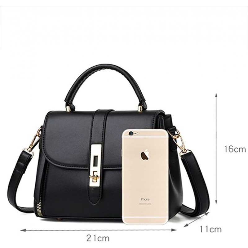 High Quality Kangaroo 4 Handbag-( Black- )