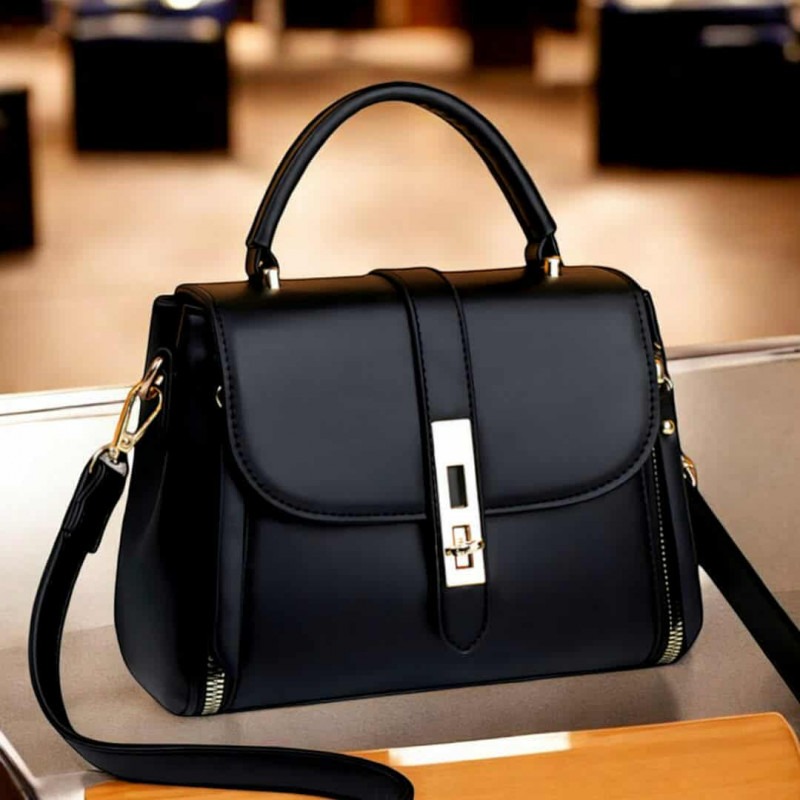High Quality Kangaroo 4 Handbag-( Black- )